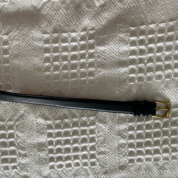 Lands’ End Men's Women's Black Big Glove Leather Belt Size 36 inch - Picture 5 of 6